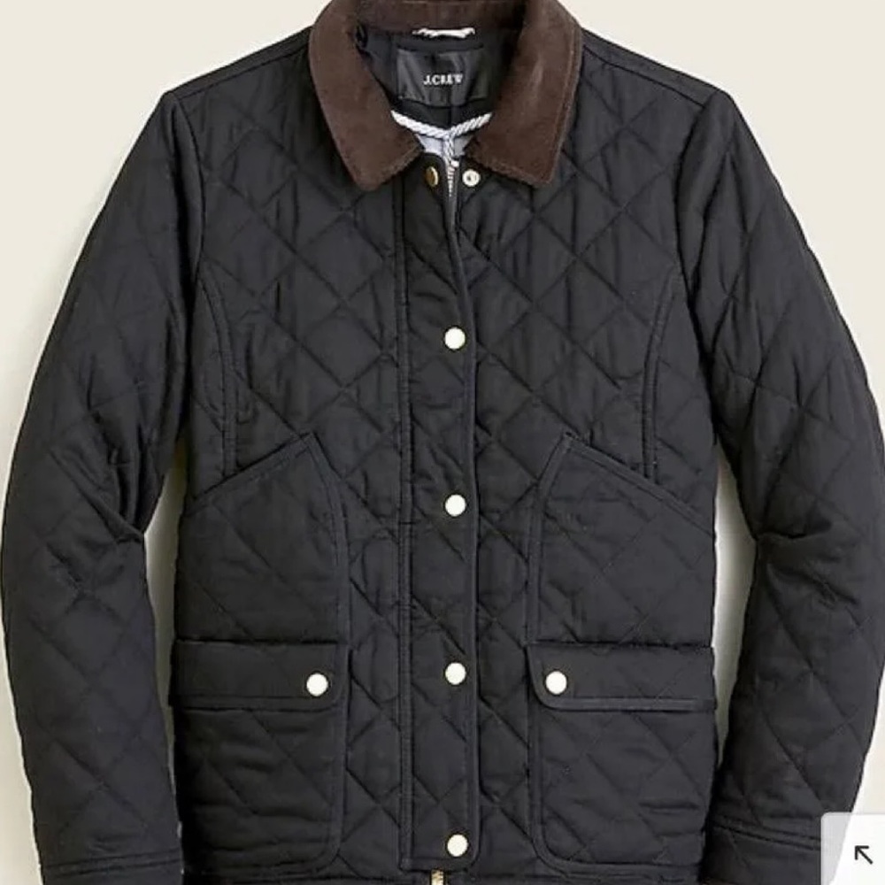 Jcrew quilted barn jacket